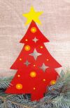 Weihnachtsbaum-Kerzenst�nder (rot)